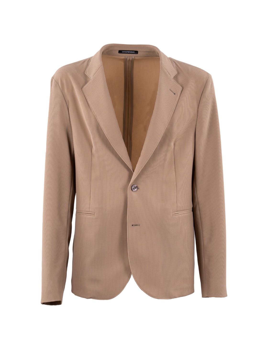 shop EMPORIO ARMANI  Giacca: Emporio Armani giacca monopetto modern fit.
Modern fit.
Modello monopetto.
Scollo con revers.
Chiusura a due bottoni.
Tasche laterali.
Composizione:  100% Elastomultiestere.
Made in Romania.. EM000069 TE14101-U1159 number 2232612